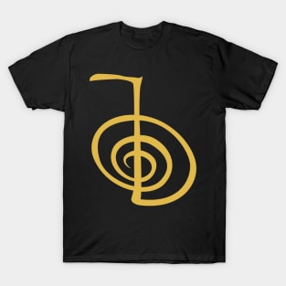 Cho ku rei Golden Reiki Symbol T-Shirt